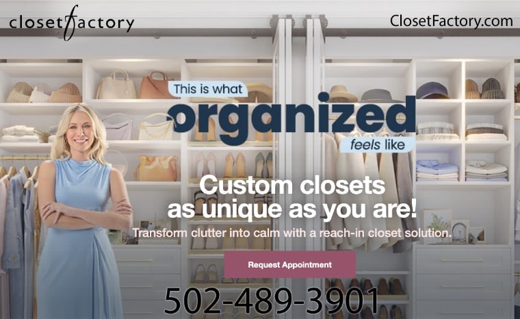 Bill Weldon - Closet Factory width=