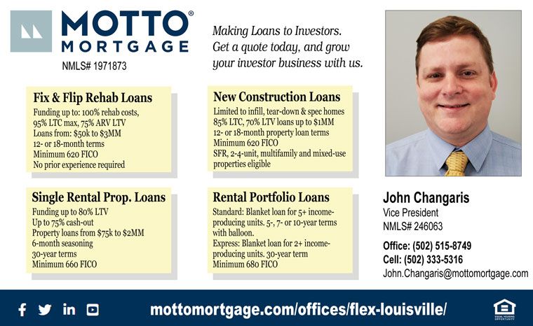 John Changaris, Motto Mortgage Flex