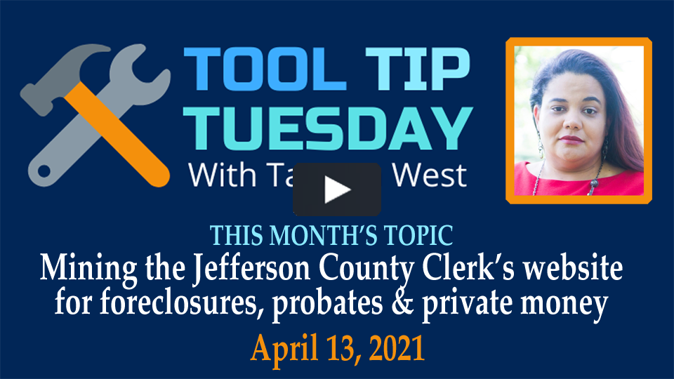 Tool Tip Tuesday April