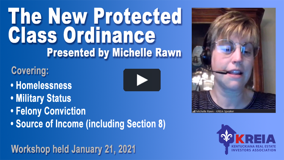 Michelle Rawn's New Protected Classes video replay