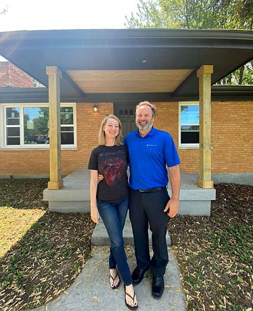 Stacey Duvall and Ron Burns