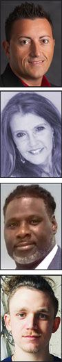 Frank Miller, Mary Conrad, Tony Silver and Jacob Hunter