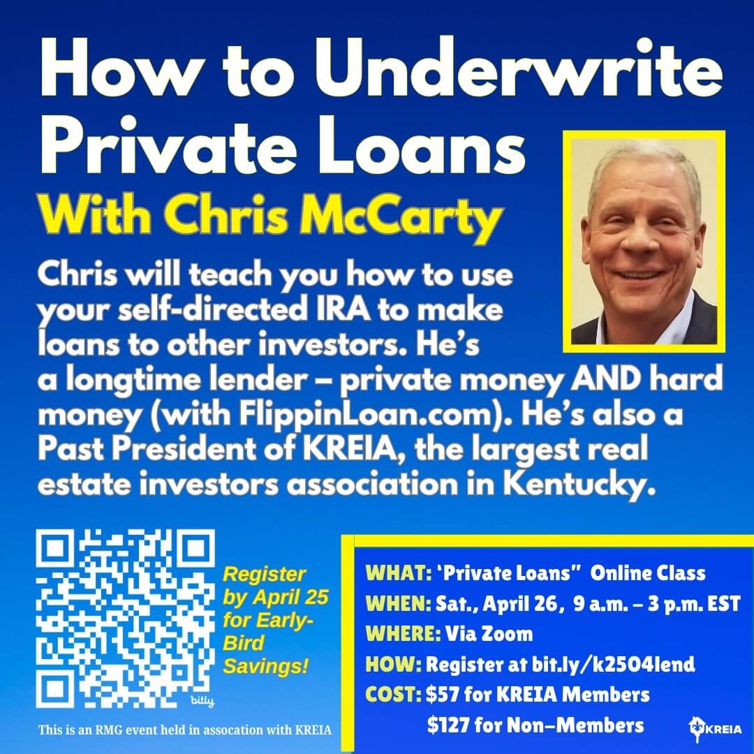 Chris McCarty teaches online underwriting class