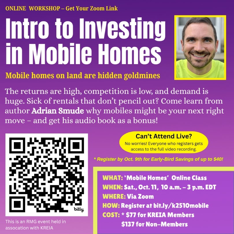 Mobile Home Investing Workshop